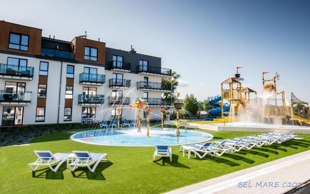 Bel Mare Aqua Apartament Parking Gratis + Taras Miedzyzdroje Dış mekan fotoğraf
